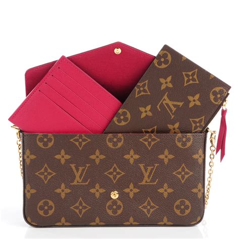 louis vuitton chain for purse|louis vuitton chain wallet felicie.